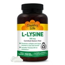 B-6를 가진 국가 생활 L 리진 500mg, Immune 건강을 지원하고십시오, 입술과 입, 250 Vegan 캡슐에 있는 교원질 재생을, 증명한 글루텐 자유로운 증명한 채식주의자 승진시킵니다