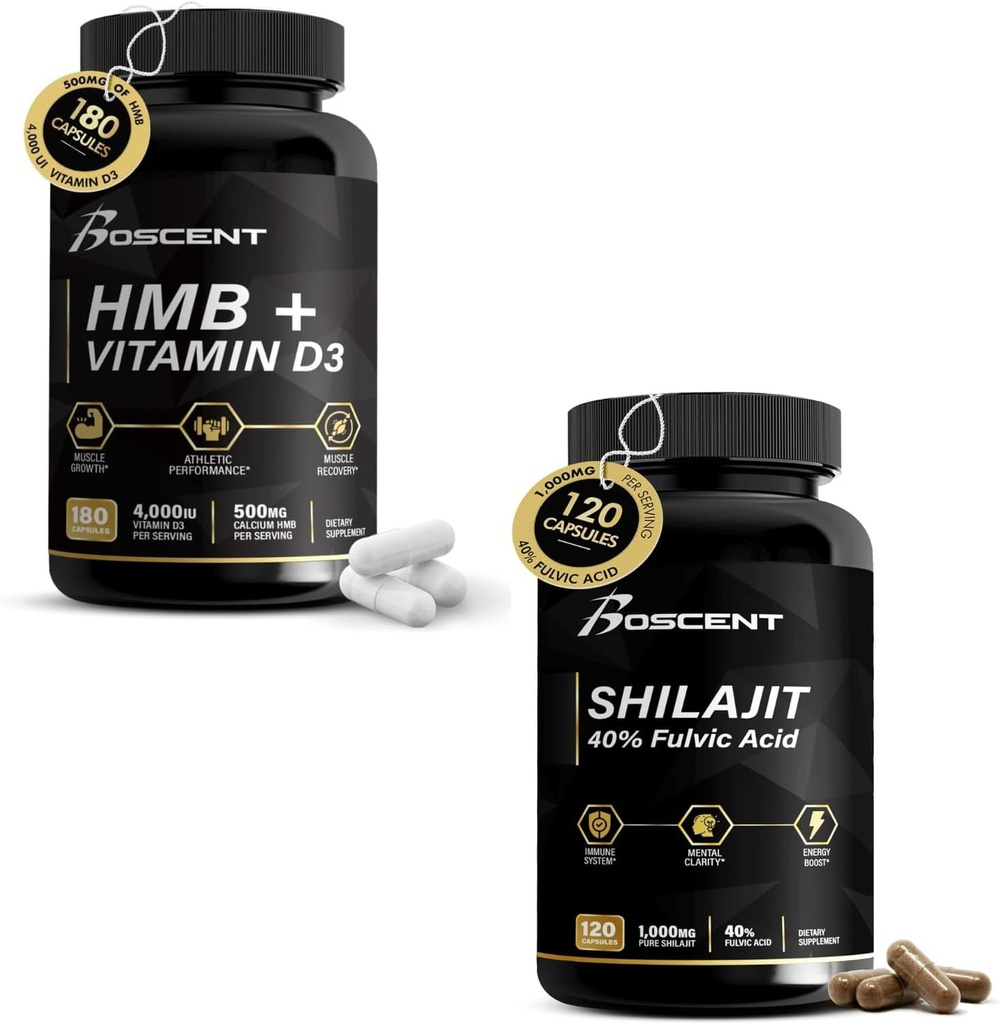 HMB & Shilajit 힘 & 에너지 팩