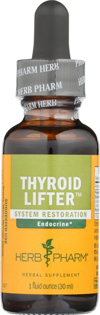허브 Pharm Thyroid 리프터 액체 허브 포뮬러 Endocrine 시스템 지원 - 1 Ounce