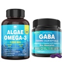 GABA 보충교재 +Vegan Omega-3 조류 기름