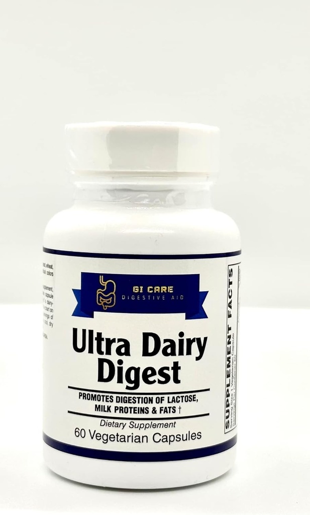 Ultra Dairy Digest-는 제품, 우유 PROTEINS 및 우유 FATS † (우유 / 건조한 Intolerance) 3-in-1 공식을 포함하는 Lactose의 소화를 돕습니다
