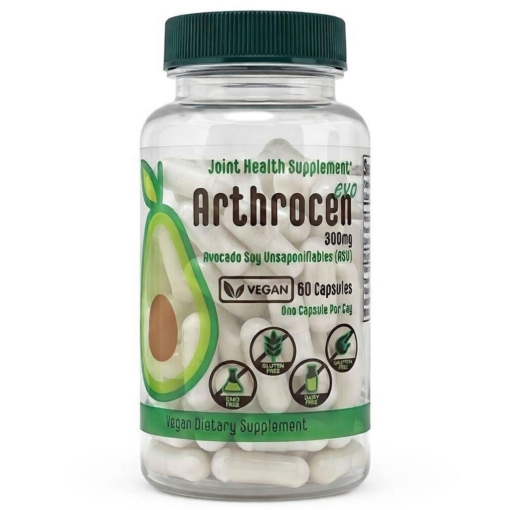 EVO Vegan 합동 건강 보충교재, 300Mg Avocado Soy Unsaponifiable, 60 일 공급, 일 (2 달) 당 1개의 캡슐