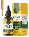 HERBAMAMA Mullein Drops for Lungs - Lungs Cleanse Support 용 Vegan Mullein 잎 추출물 - Non-GMO, 알코올 및 설탕 자유로운 호흡기 보충교재, 28 일 공급