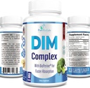 DIM 보충교재 – 150mg DIM (diindolylmethane), 브로콜리, 칼슘 D-Glucarate & Bioperine - 남자를 위한 호르몬 균형 & 여자, 에스트로겐, Menopause 균형 - 60의 캡슐