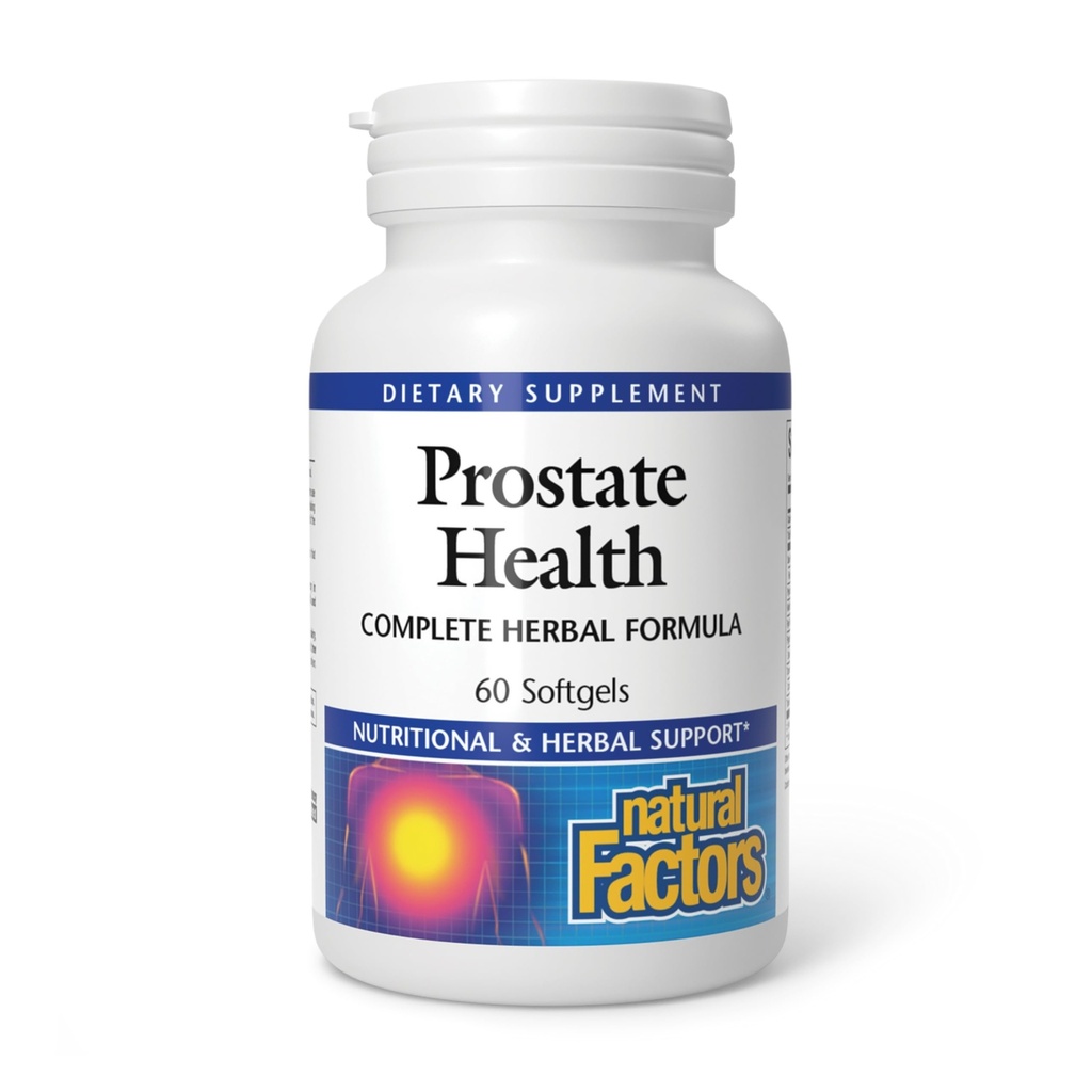 Natural Factors, Prostate Health Formula, Saw Palmetto 및 Turmeric, 60 softgel (60 인분)와 건강한 전립선에 대한 초본 지원