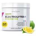 Livingood 매일 Electrolytes 분말, 비타민 C, 타우린, D 늑골 & FOS, 설탕 자유로운 Electrolyte 음료 혼합, Keto, 글루텐 자유로운, 레몬 Lime 풍미, 30의 서빙