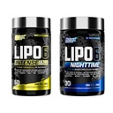 Nutrex 연구 Lipo 6 Intense와 야간 AM/PM 뭉치