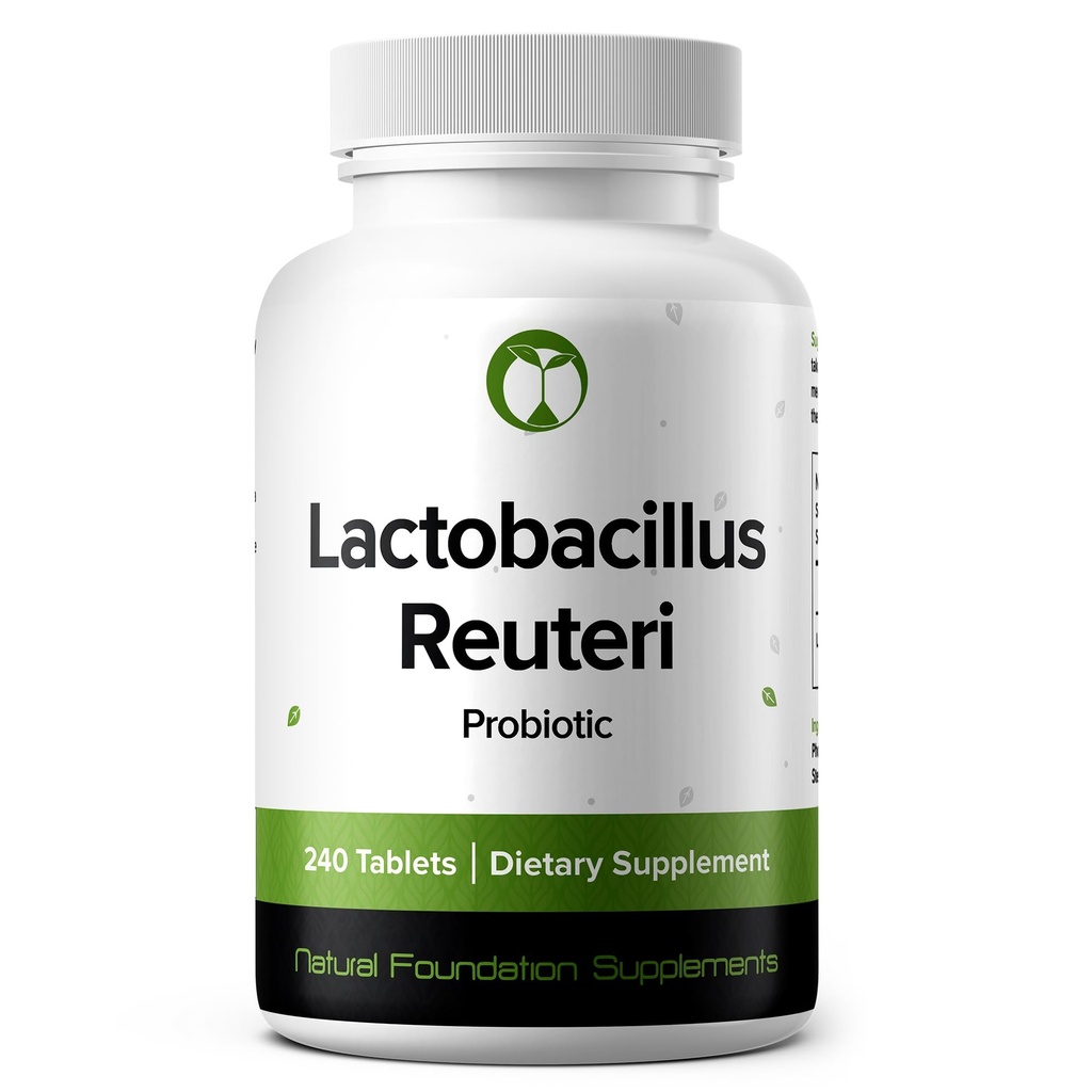 Lactobacillus Reuteri Probiotic Supplement 240 정제 남성 및 여성을위한 3 억 CFU Probiotics Intestinal Digestive & Gut Health (240, Lactobacillus Reuteri)