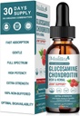 글루코사민 Chondroitin MSM 액체 드롭-w/Elderberry, Boswelia &Hyaluronic 산 여분 힘 합동 지원 Mobility, 융통성 & 뼈, 높은 흡수, 60ml (2개 fl oz)를 위한 보충교재