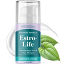 여성용 고급 Estro-Life Balancing 스킨 크림 | 에스테틱 스킨 크림, 에스티롤, 와일드 얌, 블랙 코호쉬, 비타민 A, 블랙 커런트 오일 & 망간 | 파라벤프리 | 80가지 용도 | 4oz Pump
