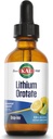 KAL 리튬 Orotate Dropins, Chelated | Mood & Relaxation Support | 천연 레몬 라임 맛 | 2oz, 약 60 종.