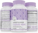 Cloud 9 - 모든 자연 수면 보조 보충 - 휴식 비타민 & 초본 공식 - 10mg Melatonin 칼슘 마그네슘 L-Theanine 5-HTP GABA St. John 's Wort Ashwagandha Chamomile & More 60 Vegan 캡슐