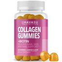 2500mcg Biotin, 아연, 비타민 C & E를 가진 여성 그리고 남자를 위한 교원질 Gummies - 머리, 피부 & 못 지원 - Biotin와 교원질 Gummies - 레몬 풍미 - 30의 서빙