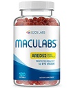 Eye Vitamins - AREDS 2 기반 공식 - Macular Health 용 Lutein & Zeaxanthin이있는 눈 비타민 - 성인을위한 비전 보충제 - 120 Softgels 지원 및 눈을위한 케어 - 미국에서 제작