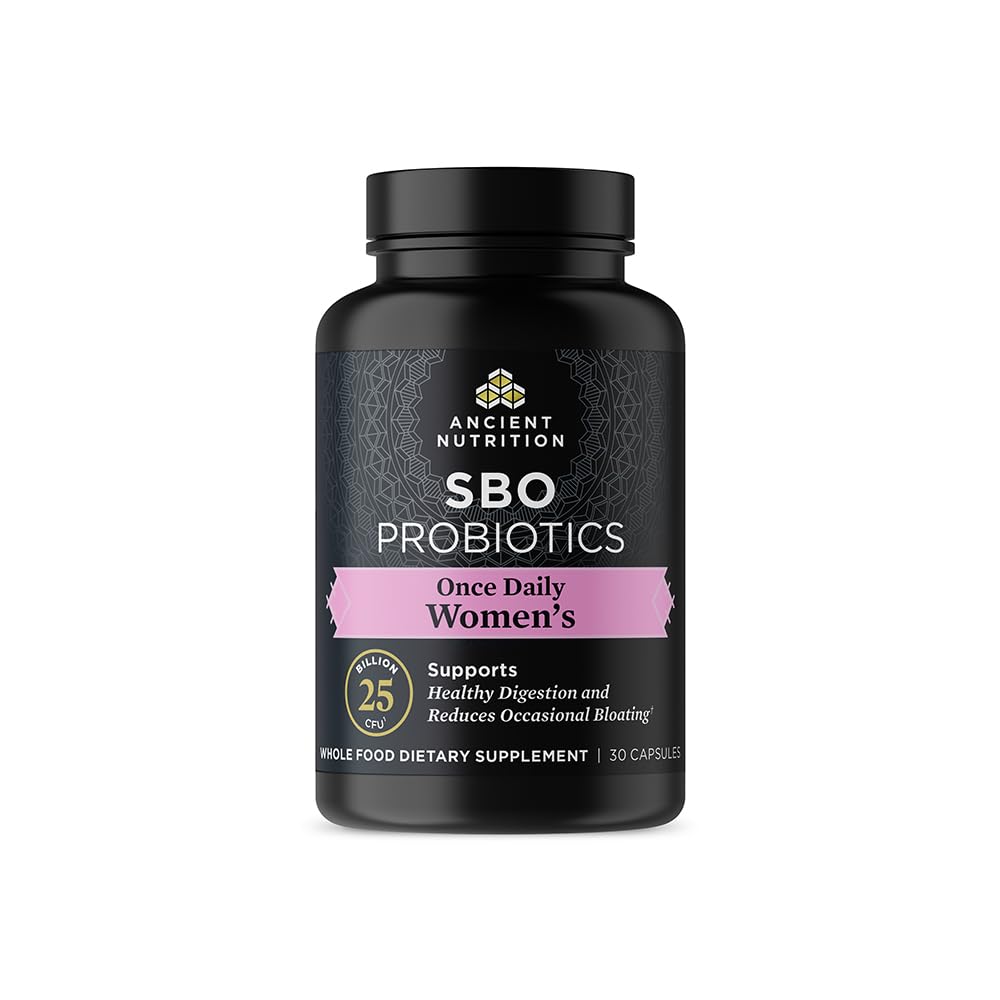 여자를 위한 고대 영양 Probiotics, 매일 여자의 Probiotics 30ct, 소화 지원 및 감소 Occasional Bloating, Chaste Tree Berry와 Amla Berry로 만드는, 25 억 CFUs*