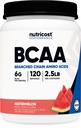 Nutricost BCAA 분말 2 : 1 : 1 (수박, 120 서빙) - 글루텐 무료, 비 GMO, 채식