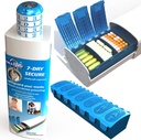 Pill Pod 7 Day Secure, Locking Pill 주최자, Child-Resistant Medication Lock Box, Extra Large Weekly Pill Planner, 친절한 수석