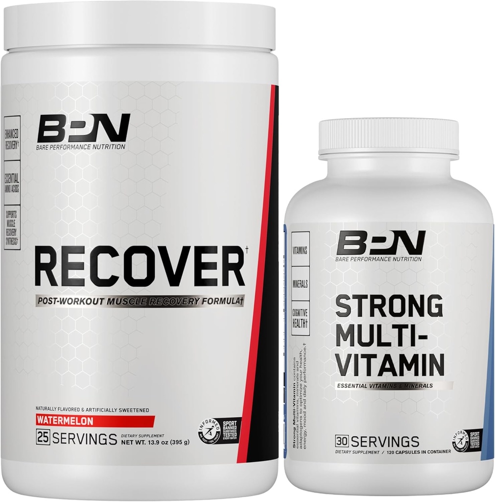 BARE 성능 NUTRITION BPN 복구 및 강한 Multivitamin 번들
