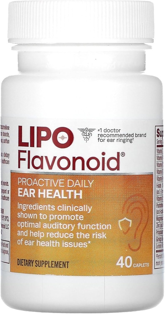 Lipo-Flavonoid에 의하여 Proactive 매일 귀 건강 보충교재는, 장기를 승진시키고 최선 감사 기능 및 Cognitive 건강, 40의 모자를 지원합니다