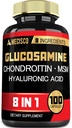 7000mg Glucosamine Chondroitin MSM Immune 보충교재 - 지원 뼈, 합동 건강, 면역 체계 & 전반적인 건강 - 100개의 캡슐