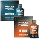 Frog 연료 힘 일정한 단백질 & 매우 전 운동 탄 뭉치, 1500mg beta 알라닌, 15g 단백질 Nano-Hydrolyzed 잔디 페더럴 익스프레스 교원질, 전 & 포스트 운동, 1.2 oz 소포, 48 팩