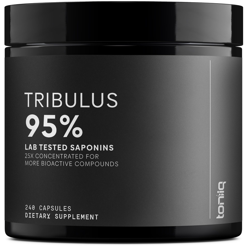 남성을 위한 Tribulus Terrestris - 95% Saponins를 가진 매우 높은 힘 25:1 추출물 - 1300mg 순수한 & 집중된 공식 - 순수성 & 질을 위해 시험되는 제 3 부 실험실 - 240의 캡슐