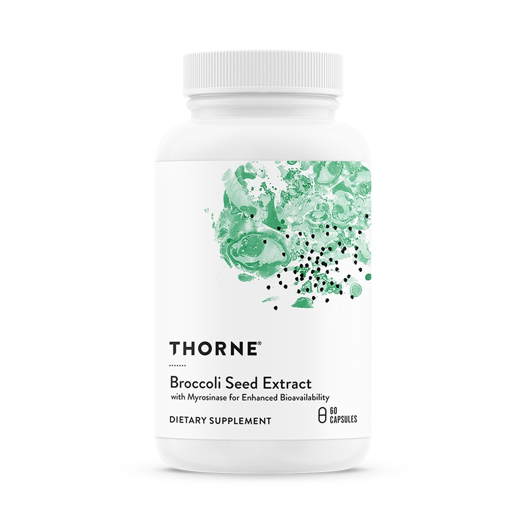 THORNE - 브로콜리 씨앗 추출물 (Formerly Crucera-SGS) 산화 지원 * - Sulforaphane Glucosinolate (SGS) - 60 캡슐