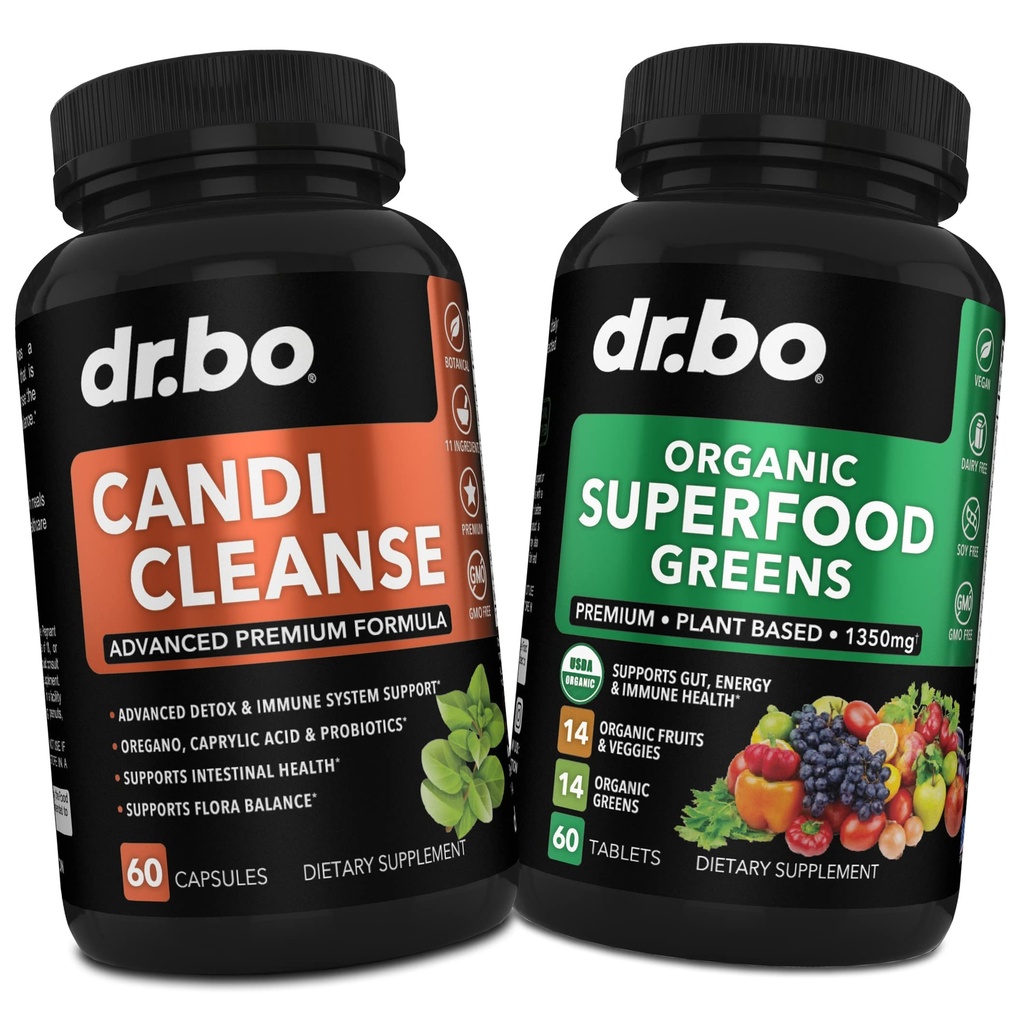 Candi Cleanse & Organic Superfood Greens & Fruit Supplements - Oregano Balance Control Support Supplement Cleanser - 일일 에너지 슈퍼 푸드 과일 및 채소 보충 정제 플러스 야채 식품