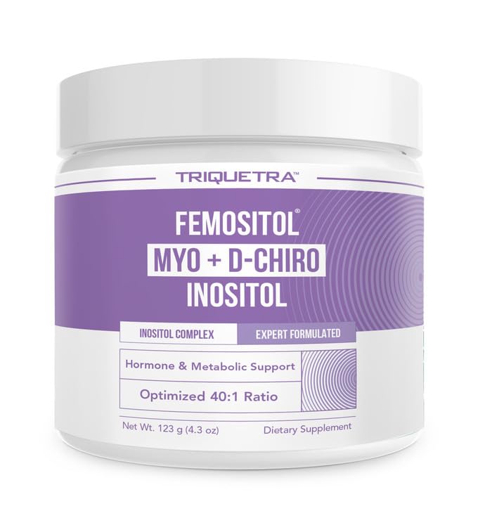 FemoSitol Inositol Powder | Myo-Inositol & D-Chiro Inositol Complex - 임상적으로 입증 된 40 : 1 비율 (비타민 B8) | PCOS, Hormonal Balance & Healthy Ovarian Function Support (123 그램 - 60 서빙)