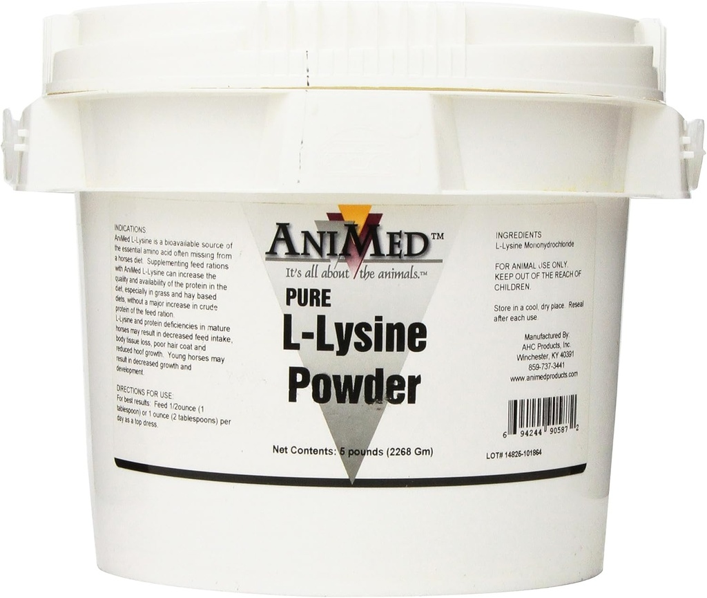 말을위한 AniMed L-Lysine, 5-Pound