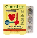 CHILDLIFE ESSENTIALS Kids Multivitamin SoftChew Gummies - Kids Vitamins, Multivitamin Gummies, 유아 비타민, 키즈 킬레이트 비타민, 설탕 무료 - 자연 오렌지, 27 정제