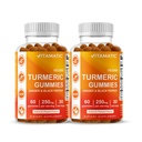 생강 및 검은 후추 추출물과 함께 비공식 심황 거미 – 60 Vegan Gummies 각 | 2 팩 (120 Gummies) 95 % Curcuminoids – 강력한 산화 방지제 및 염증 지원