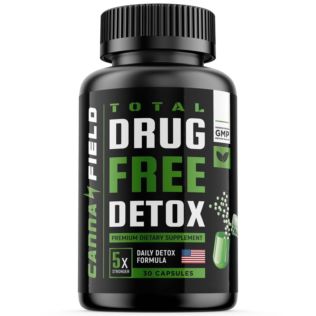 Detox 및 Liver Cleanse - 미국 Made - 5-Days Natural Toxins 제거 - 테스트 통과 최고의 알약 - 프리미엄 Detox 보충 - 30 캡슐