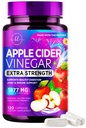 Apple Cider Vinegar 캡슐 1877mg - 여분 힘 ACV 비타민 D3 & 아연을 가진 알약 - 소화를 위한 Apple Vinegar 알약 보충교재, 에너지 & 면역 지원, 미국에서 병에 넣어지는 비 GMO - 120의 캡슐