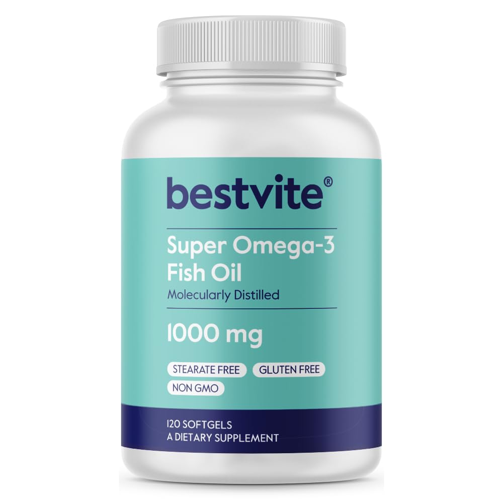 최고 Omega-3 1000mg (120 Softgels)