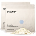 Promix Hydrolyzed Collagen 펩타이드 - 유형 1 잔디 Fed Collagen, 4.7g 글리신, 유형 3 생체 활성 펩타이드 - Unflavored - 2.5 파운드 (팩 2)
