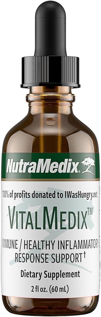 NutraMedix VitalMedix - 고양이의 클로 & Moringa 식물 추출물 - 면역 건강 및 전반적인 활력을위한 매일 에너지 보충 - 비타민 및 미네랄 (2oz)에 풍부한