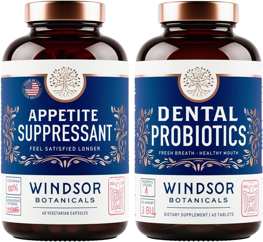 WINDSOR BOTANICALS는 체중 감량 및 나쁜 호흡 번들을위한 치과 Probiotics에 대한 억제제