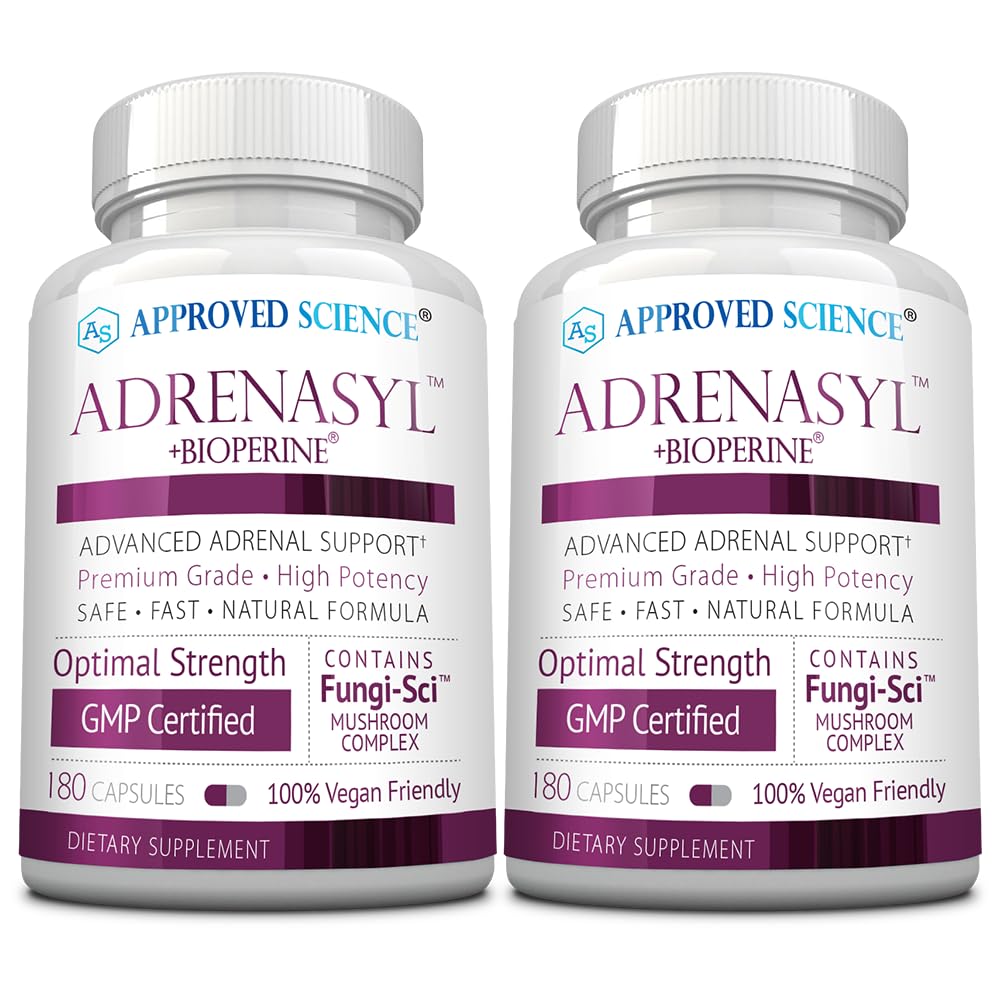 승인 과학 Adrenasyl--Adrenal Gland 지원 - 180 조사 - 2 팩