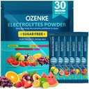 Electrolytes Powder Packets, 30 스틱 Hydration Packets Sugar Free, Electrolyte Drink Mix Travel Electrolyte Packets for Rapid Hydration, 6 맛