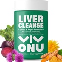 VivoNu 우유 이틀 Silymarin & Dandelion 뿌리 간 건강 지원, 산화 방지제 지원, Detox (60 캡슐/1 병)