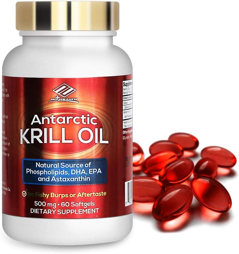 남극 Krill 기름 규정식 보충교재 (500 mg, 60 Softgels)