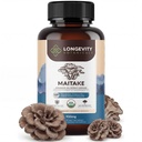 Longevity Botanicals 유기 Maitake 버섯 추출물 캡슐 (120) | 농축 10:1 비율 | 100% 과일 Bodies | Gut Health & Immunity Support를 위한 Grifola frondosa 자연적인 보충교재