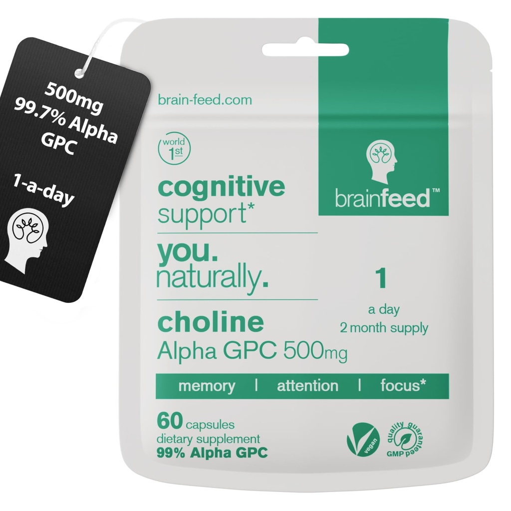 Acetylcholine 보충교재 | 99% 알파 GPC 캡슐 (60) | 1 일 | 기억, 초점 농도 Nootropic 뇌 보충교재 | Acetylcholine 전구 | 캡슐에 있는 알파 GPC 분말 | 실험실 시험하는