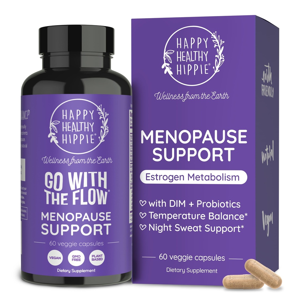 남성용 보충제 - DIM Supplement + Probiotics | 에스트로겐 대사 및 호르몬 균형 지원 | Perimenopause Relief | Hot Flashes, Mood Swings & Night Sweat | Dong Quai | 60 Ct