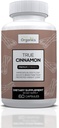 True Cinnamon 보충교재, 스리랑카 유기 Ceylon Cinnamon 캡슐, 진실한 Cinnamon Verum Bark, 설탕 자유로운 - 60의 Veggie 캡슐