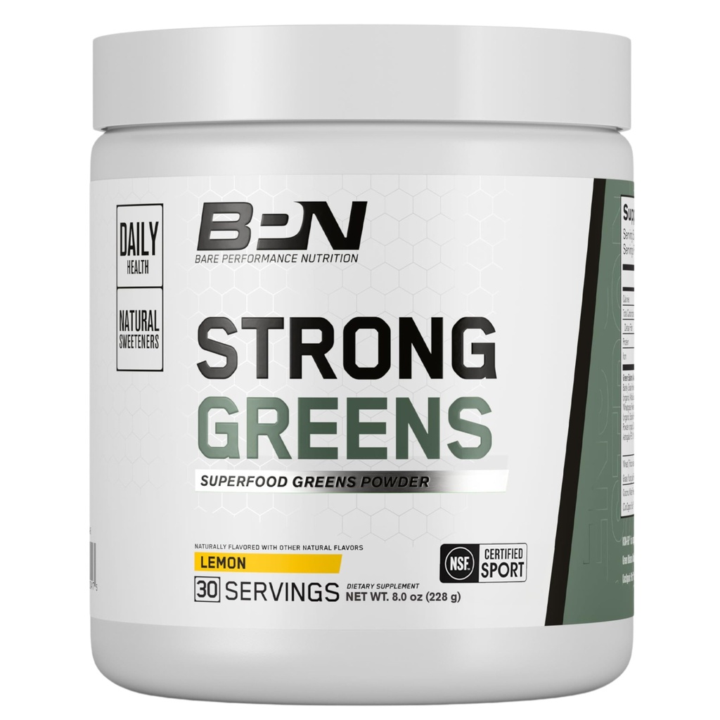배럴 성능 NUTRITION, BPN 강한 녹색 슈퍼 푸드 분말, 레몬, 30 서빙
