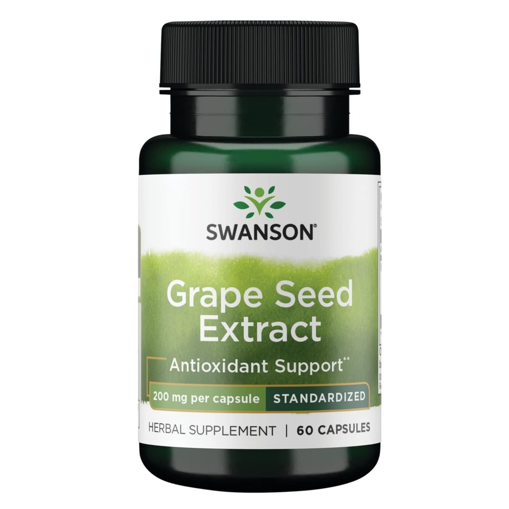 Swanson HI 남비 포도씨 EXT STD 200MG 60CP