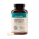 NatureWise Omega 3 물고기 기름 - 알약 당 500 mg - EPA & DHA - 면역 지원, 뇌 건강 & 최선 웰니스 - 글루텐과 콩 자유로운, 비 GMO - 90 Softgels [3-달 공급]
