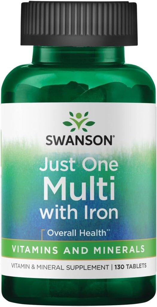 스완슨 세기 공식 Multivitamin 철 130 탭